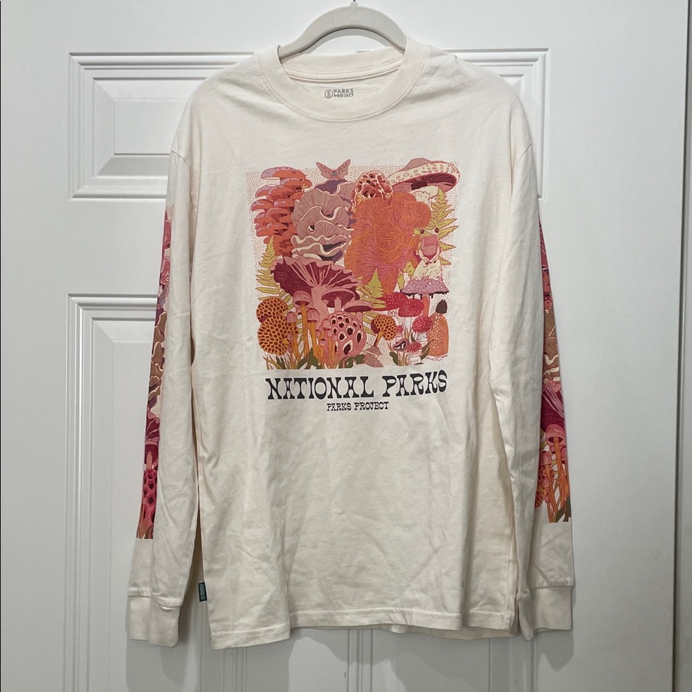 Parks Project Rooted in Nature Long Sleeve Shirt - Colorful mushrooms 🍄 🍄‍🟫